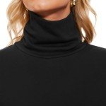 Cozy Women's Turtleneck Thermal Knit Sweater
