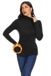 Cozy Women's Turtleneck Thermal Knit Sweater