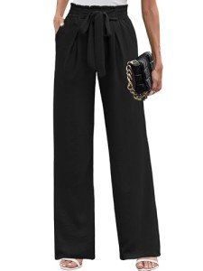 Wide Leg High Waist Lounge Pants for Women