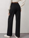 Women’s High-Waisted Wide Leg Dress Pants Black