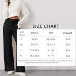 Women’s High-Waisted Wide Leg Dress Pants Black