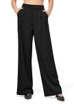 Willit Wide Leg High Waisted Women's Work Pants