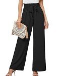 Heymoments Women's Wide Leg Black Dress Pants