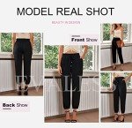 EVALESS Women's Black High-Waisted Jogger Pants