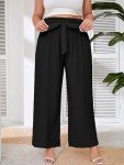Plus Size High-Waisted Wide Leg Pants for Women
