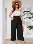 Plus Size High-Waisted Wide Leg Pants for Women