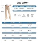 Libin Women's High-Waisted Bootcut Dress Pants