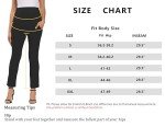 Foucome Women's Over Belly Maternity Bootcut Pants