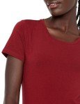 Amazon Essentials Women's Classic-fit Short-Sleeve Crewneck T-Shirt, 2-Pack Burgundy/Pink, Small