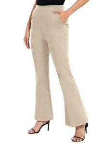 Urban CoCo Women's High Waist Flare Pants