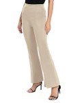 Urban CoCo Women's High Waist Flare Pants