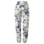 Adjustable Boho Flare Cargo Pants for Women