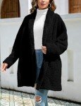 Zilcremo Women's Oversized Fleece Sherpa Cardigan