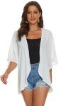 ADOREJOY Women's Floral Kimono Summer Cover-Up