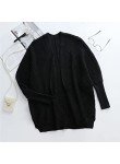 RANPHEE Women's Black Oversized Batwing Cardigan Sweater