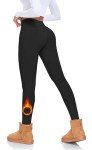 High Waisted Fleece Lined Winter Leggings for Women