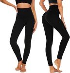 High Waisted Fleece Lined Winter Leggings for Women