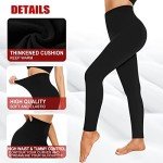 High Waisted Fleece Lined Winter Leggings for Women