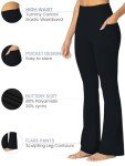 Sunzel Women's High-Waisted Mini Flare Leggings
