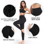 High-Waisted Butt Lift Leggings - 3 Pack