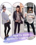 CTHH Women's Maternity Leggings - 3 Pack Black