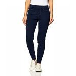 Classic Women's High-Waisted Denim Leggings with Pockets