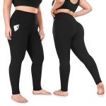 Plus Size Fleece Lined Leggings with Pockets