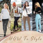 4 Pack High Waist Leggings for Women