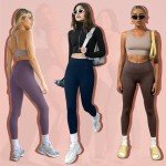 7 Pack High Waisted Tummy Control Leggings