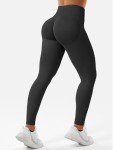 YEOREO Eileen Scrunch Butt Yoga Leggings - Black