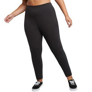 Just My Size Women's Long Leggings - Black 3X