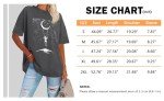 ADOREJOY Womens Oversized T-Shirt Summer Short Sleeve Tops Casual Boyfriend Shirt Loose Fit Tees(Khaki Sunflower Print,2XL)