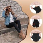 2 Pack High Waisted Fleece Lined Leggings for Women