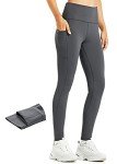 Water-Resistant Fleece-Lined Women's Running Leggings