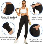 Women's 3 Pack Joggers with Pockets for Workouts