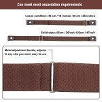 5 PCS No Buckle Stretch Belts for Jeans