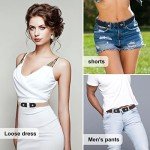 5 PCS No Buckle Stretch Belts for Jeans