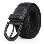 JASGOOD Braided Canvas Stretch Belt for All