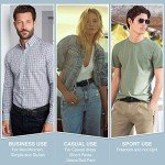 JASGOOD Braided Canvas Stretch Belt for All