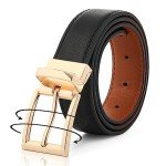 Monopa Reversible Leather Belt for Women - Two Colors