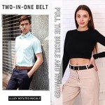 Monopa Reversible Leather Belt for Women - Two Colors