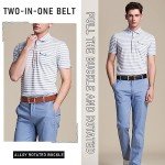 Monopa Reversible Leather Belt for Women - Two Colors