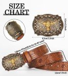 Longhorn Bull Pattern Leather Belts for Everyone