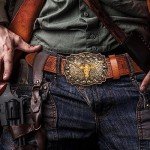 Longhorn Bull Pattern Leather Belts for Everyone