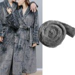 Soft Flannel Robe Belt for Women and Men
