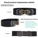 JASGOOD Vintage Stretchy Wide Waist Belt for Women