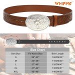 Stylish Tooled Leather Western Belt for All