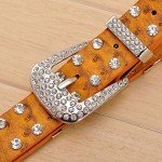 Western Cowgirl Rhinestone Bling Designer Belt