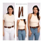 Stylish Leather Belts for Women - Black & Brown