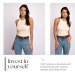 Stylish Leather Belts for Women - Black & Brown